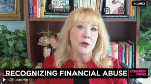 Beverly on Cheddar News talking about recognizing financial abuse