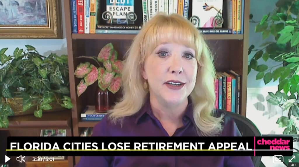 Beverly on Cheddar News talking about best places to retire